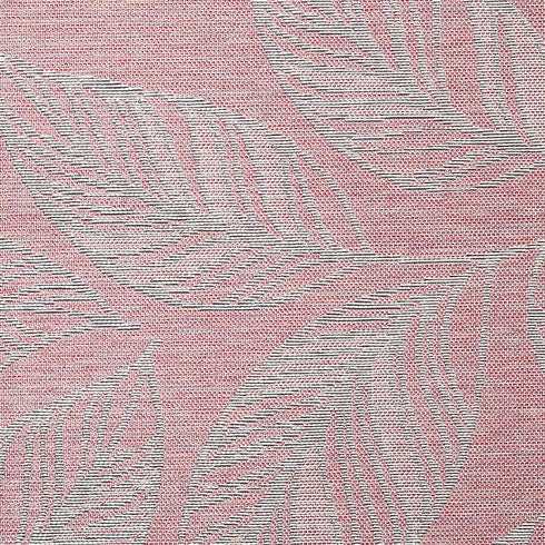 Outdoor Teppich | Für Drinnen und Draußen | UV-Beständig | Sisal ähnlich | Rosa Rund